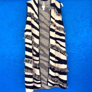 CHICO’S Bohemian Sweater Vest!